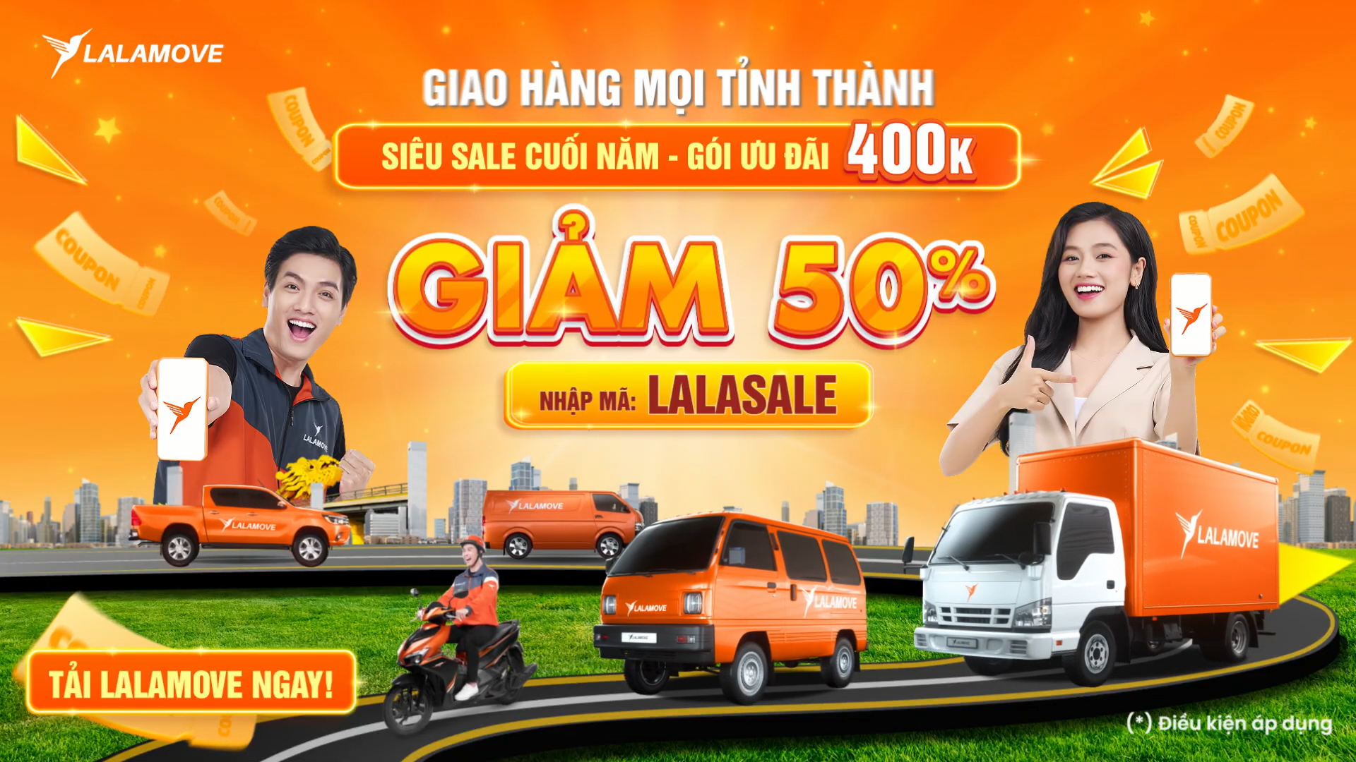 LALAMOVE – SIÊU SALE CUỐI NĂM