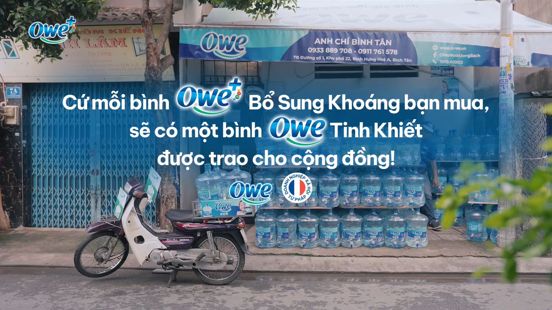 OWE+ – NƯỚC CỘNG KHOÁNG, VÌ CỘNG ĐỒNG