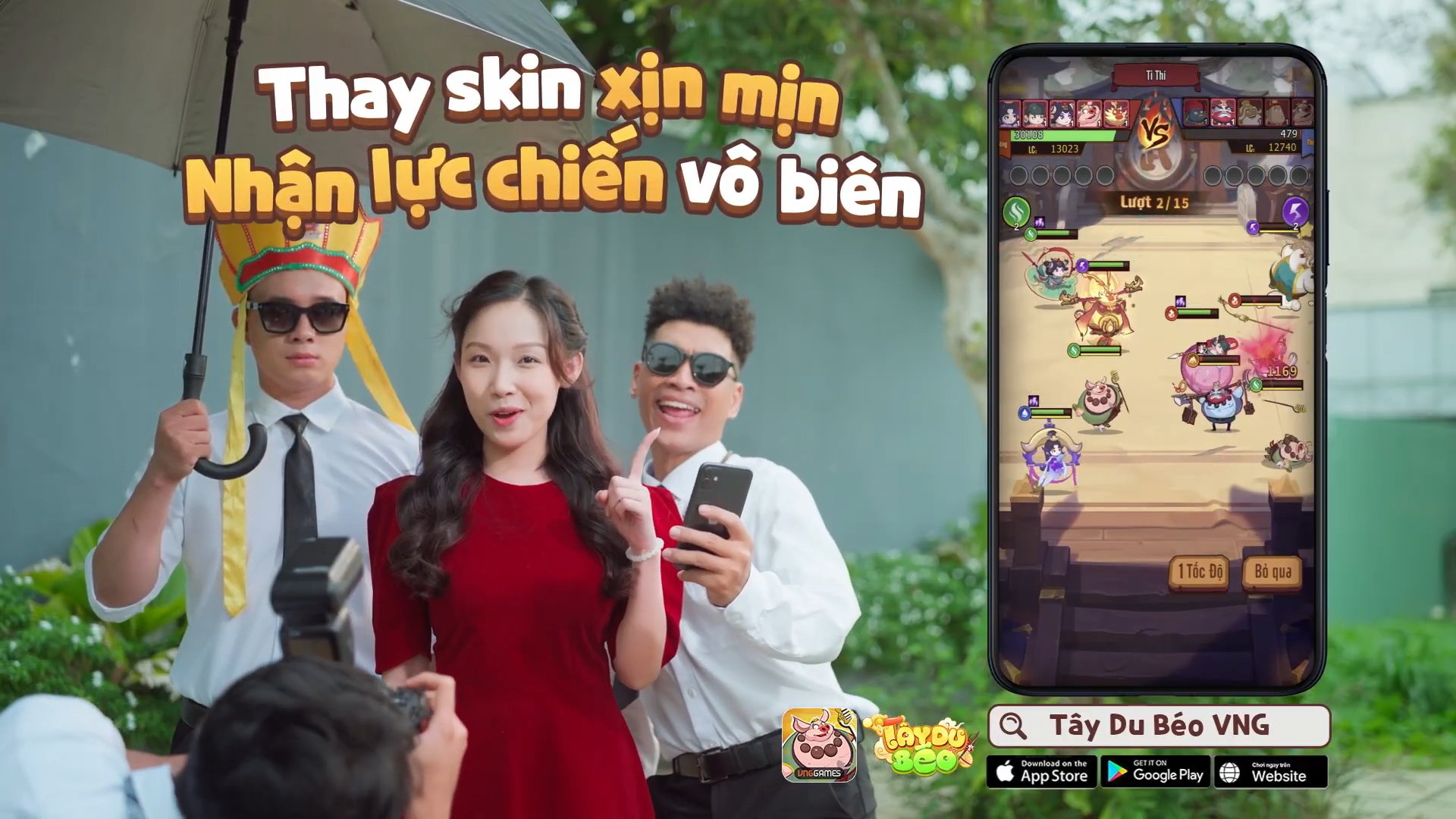 TÂY DU BÉO – CHANGE TO A COOL SKIN, UNLIMITED BATTLE POWER